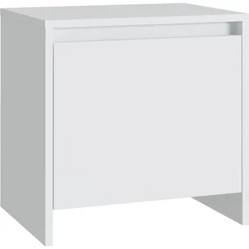 Noční stolek Bílá noční stolek 45 x 34 x 44,5 cm, materiál: dřevotříska