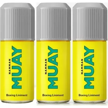 Masážní přípravek Namman Muay Boxing Liniment thajský olej 3 x 120 ml