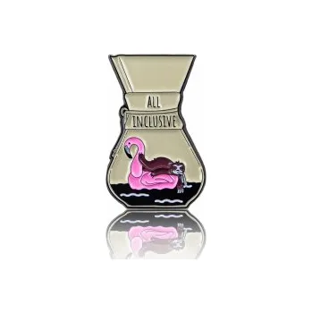 Náhradní díl pro kávovar Pinbox - Lenochod v Chemexu - kovová brož