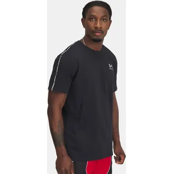 Pánské tričko Under Armour Pánské tričko UA Icon HWT Tee Taping 1390300-001 Černá XS