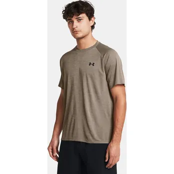 Pánské tričko Under Armour UA Tech Textured SS 1382796-200 Hnědá 3XL