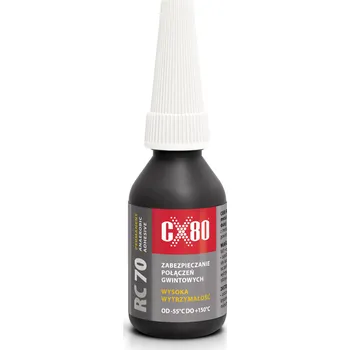 Průmyslové lepidlo Lepidlo na závity CX-80 RC70 10 ml