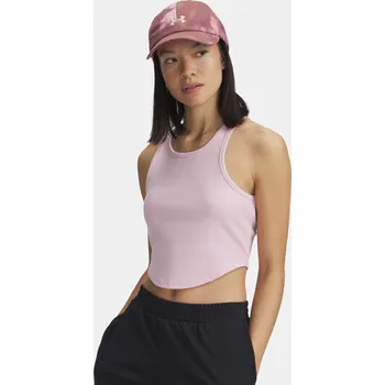 Dámské tílko Under Armour UA Rival Rib Tank 1389798-647 Růžová SM