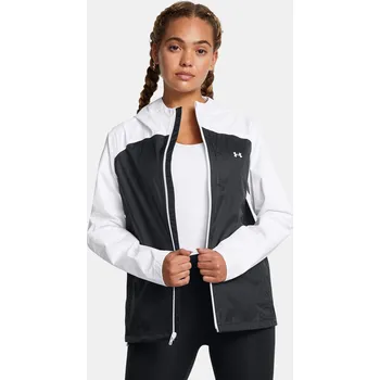Dámská casual bunda Dámská bunda Under Armour CLOUDSTRIKE COLORBLOCK JKT 1381882-001 Černá SM