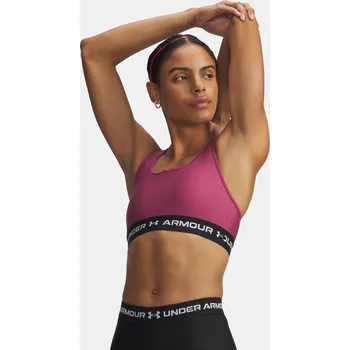 Podprsenka Dámská podprsenka Under Armour Crossback Mid Bra-RED 1361034-661 Červená XL