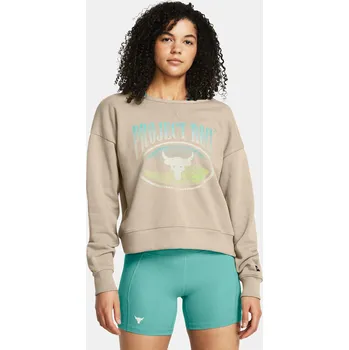 Dámská mikina Dámská mikina Under Armour Pjt Rck HW Terry LS Q1 1382705-203 Hnědá SM