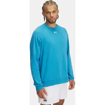 Pánská mikina Pánská mikina Under Armour UA Rival Fleece Crew 1379755-452 Modrá LG