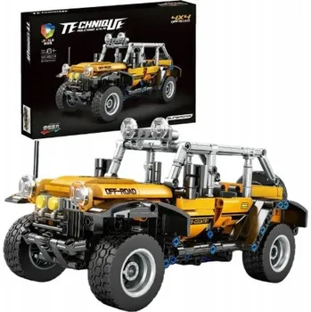 ostatní stavebnice STAVEBNICE 573 DÍLKŮ TERÉNNÍ AUTO JEEP WRANGLER PRO DĚTI 6+