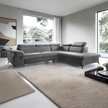 Sedací souprava PCo Rohová sedací souprava BRESCIA L, 275 cm Roh pohovky: Levý roh, Barva látky: MONOLITH 62 (Růžová)