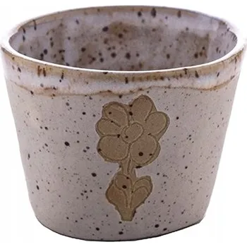 Šálek na espresso keramická 60 Ml Cream Ruční práce