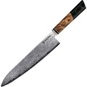 Kuchyňský nůž Damano DAMANO® nůž šéfkuchařský Gyuto DMS-205G (9,5")