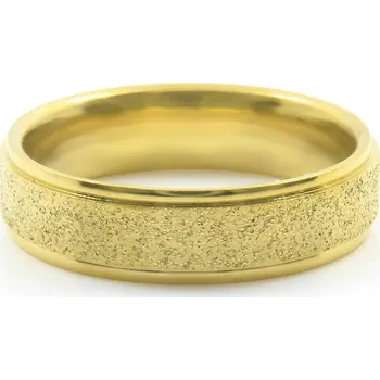 Prsten BRUNOshop.cz Prsten GOLD s pískováním Velikost: 12 (EU: 66,5 - 68,5)