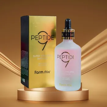 Pleťové sérum Farm Stay - Peptide 9 Super Vitalizing Ampoule - Ampulové sérum s peptidy - 100 ml