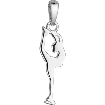 Oblečení a móda Stříbrný přívěsek krasobruslařka 64076
