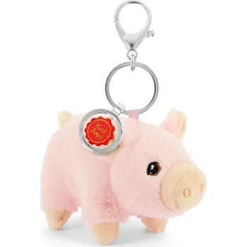 Doplněk pro panenku Keeleco Přívěsek na Tašku Růžové Prase 12 cm