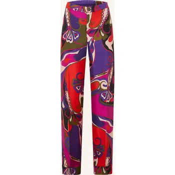 Dámské kalhoty Pucci Dámské Hedvábné Kalhoty Marlene, fuchsiová / fialová /...