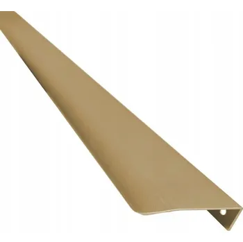 Nábytkové kování Nábytková úchytka hranová REJS LENTIS 780/800mm zlatá kartáčovaná