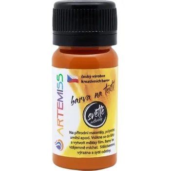 Výtvarná barva Barva na textil ARTEMISS Kávová 70 g
