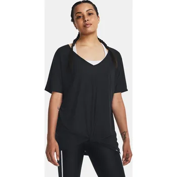 Dámské tričko Under Armour Pjt Rck Completer Deep V 1380234-001 Černá XS