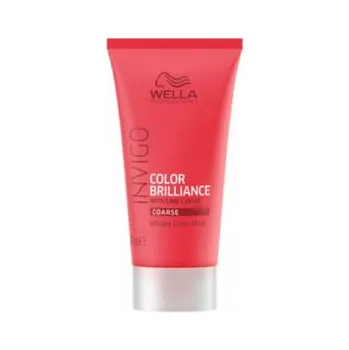Vlasová regenerace Wella Professionals Invigo Color Brilliance Vibrant Color Mask Coarse maska pro husté barvené vlasy 30 ml