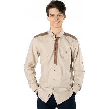 Pánská košile Elegantní Pánská Společenská Košile 100% Bavlna s Dlouhým Rukávem 1202-3 L