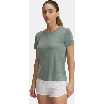 Dámské tričko Dámské tričko Under Armour UA Launch Camo Shortsleev 1386337-348 Zelená XS