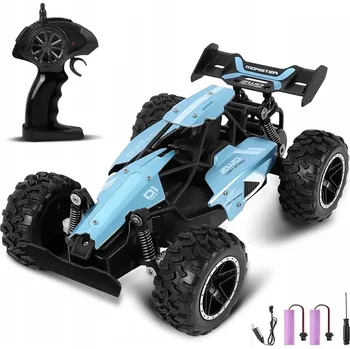 RC model auta VELKÉ AUTO NA DÁLKOVÉ OVLÁDÁNÍ RC METAL TERÉNNÍ POHON 4X4 + 2 BATERIE