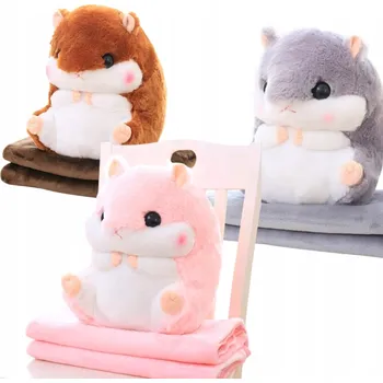 plyšák PLYŠOVÁ HRAČKA KŘEČEK S DEKOU 140x100CM - PLYŠÁK 2v1 K MAZLENÍ A ZAHŘÁTÍ