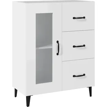 Komoda Komoda z materiálu na bázi dřeva, 3 zásuvky, 69,5x34x90 cm, bílá