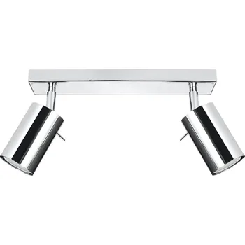 Stropní svítidlo RING 2 chrom moderní kovové do obýváku kuchyně nebo ložnice Sollux