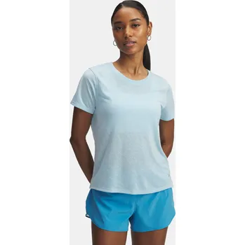 Dámské tričko Dámské tričko Under Armour UA Launch Camo Shortsleev 1386337-494 Modrá SM