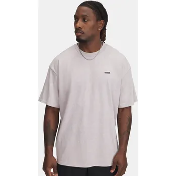 Pánské tričko Under Armour UA M HW OS LOGO WASH SS 1389147-009 Šedá LG