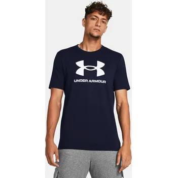 Pánská móda Pánské tričko Under Armour UA SPORTSTYLE LOGO UPDATE 1382911-408 Modrá LG