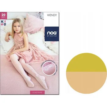 Dětské punčocháče Knittex bílé z polyamidu, velikost 122