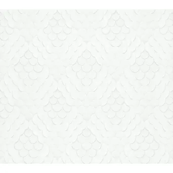 Tapeta Marburg Vliesová tapeta na zeď, bílá, 3D vzor, 35810, Papis Loveday Fashion Icon, Marburg, velikost 10,05 x 0,7 m