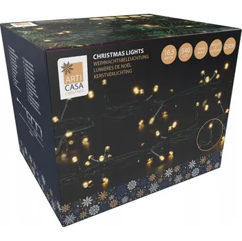 Vánoce Vánoční osvětlení na stromeček Edco pro vnitřní i venkovní použití, 16,5 m, 501 - 1000 světýlek