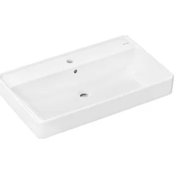 Hansgrohe Umyvadlo 80x48 cm, s přepadem, otvor pro baterii, bílá - 60225450