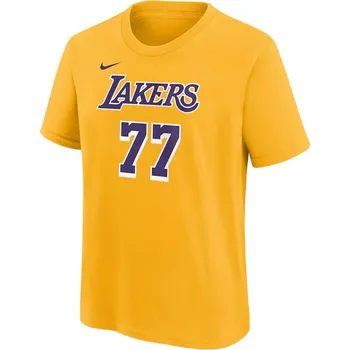 Dětské Nike Name&Number Lakers Icon Dončić Tee Velikost oblečení: XL