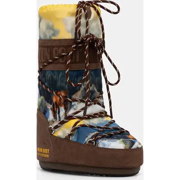 Dámská obuv Sněhule Moon Boot MB X GIR ICON POSTCARD 80D1403090.M062 hnědá 88X, EUR 42/44