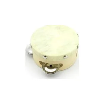 Tamburína GRV TE-43H Tambourine With Head 4" (3 Jingles)