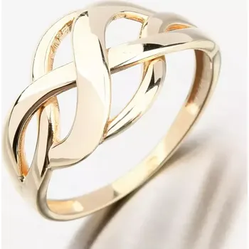 Prsten Dámský prsten žluté zlato 585 11R-364 velikost 60