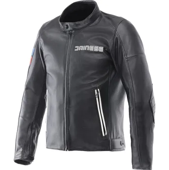 Moto bunda DAINESE LEGGENDA LEATHER JACKET BLACK - 62