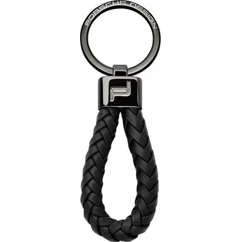 Porsche Design Keyring Leather Cord kožený přívěsek ke klíčům černý