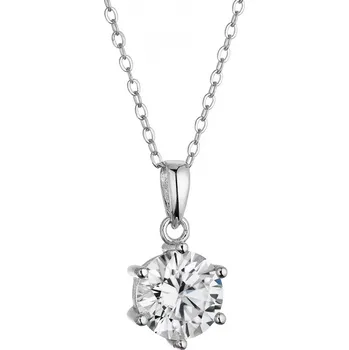 Oblečení a móda Stříbrný náhrdelník MIA 12M00004 moissanite