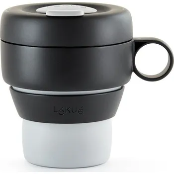 Termohrnek Černý termo hrnek 400 ml To Go – Lékué ID_1829036