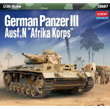 Plastikový model German Panzer III Ausf.N "Afrika Korps"