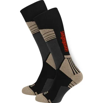 Pánské termoprádlo Horsefeathers Rory Thermolite Socks 11-13 hnědá/černá - 10 % pro přihlášené BFEXTRA10