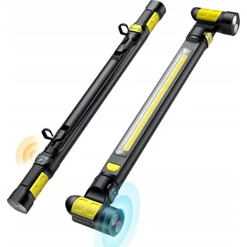 Svítilna VÝKONNÁ AKUMULÁTOROVÁ COB LED DÍLENSKÁ SVÍTILNA S MAGNETEM