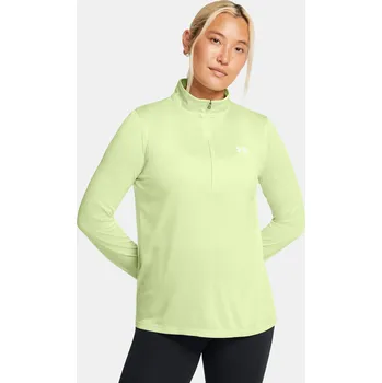 Dámské oblečení Dámská mikina Under Armour Tech 1/2 Zip- Twist 1384225-383 Zelená XS