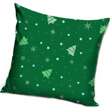 Vánoční povlak Zelené Vánoce 40x40 cm